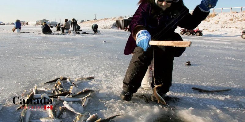 Experience the Thrill of Online Ice Fishing in the Great Canadian Winter, ice fishing online game